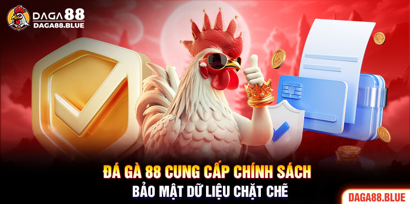 Đá gà 88 cung cấp chính sách bảo mật dữ liệu chặt chẽ