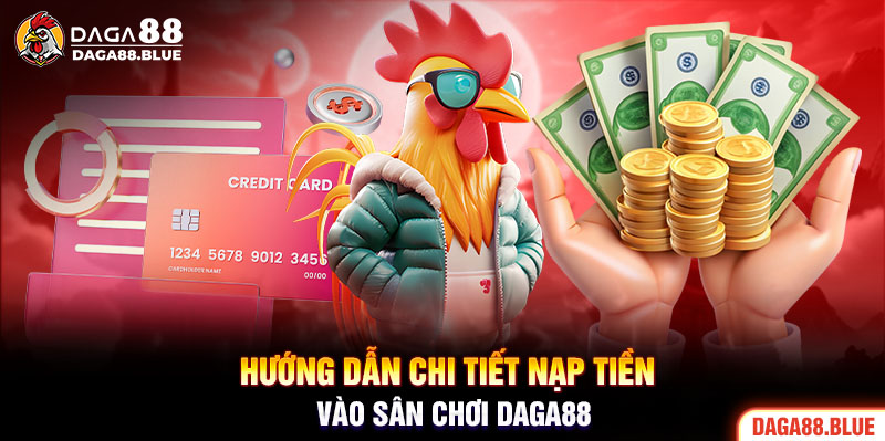 Hướng dẫn chi tiết nạp tiền vào sân chơi Daga88